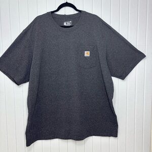 Carhartt Men's Dark Gray Short‎ Sleeve Tee Size 2XL